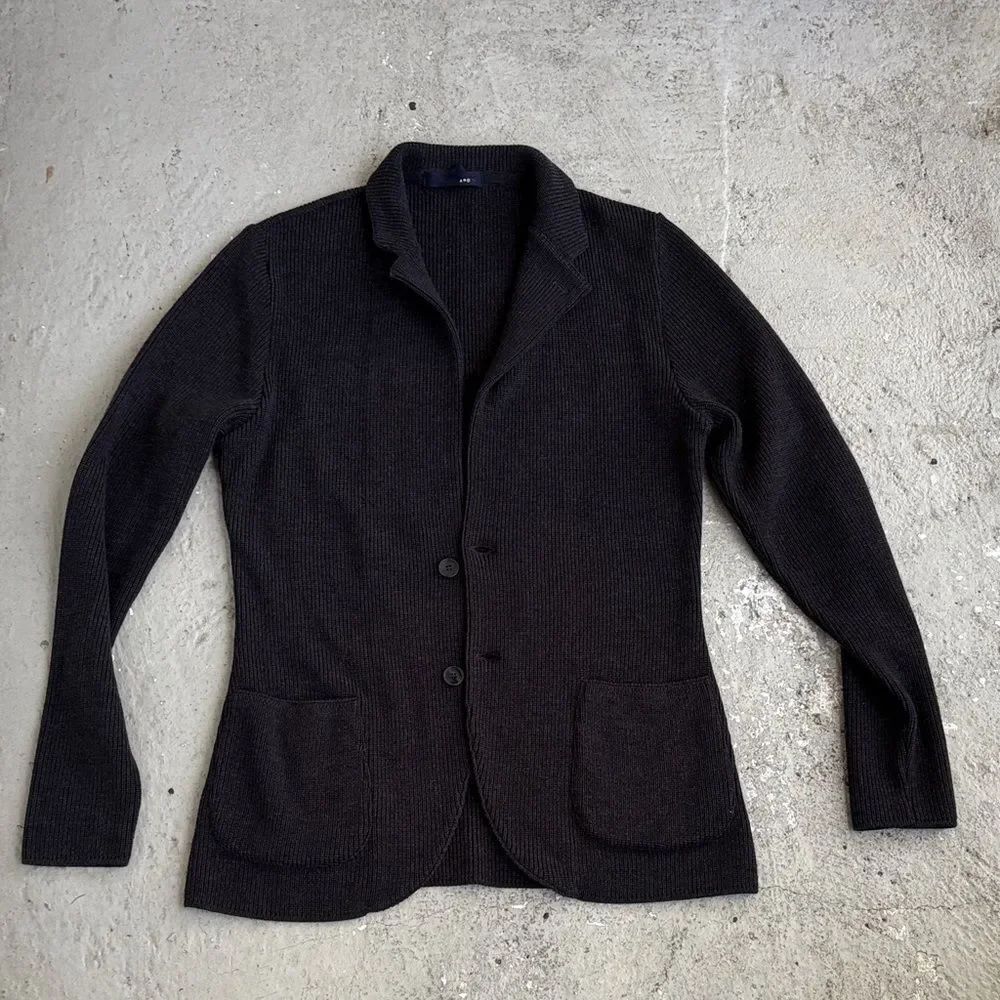 Lardini knitted wool blazer/cardigan/jacket
